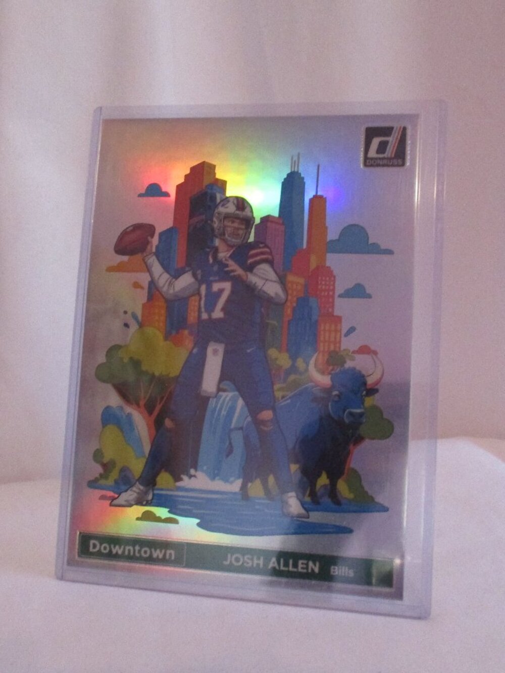 2024 Donruss Football Josh Allen Bills Jumbo Oversized Downtown Prizm #2 BILLS